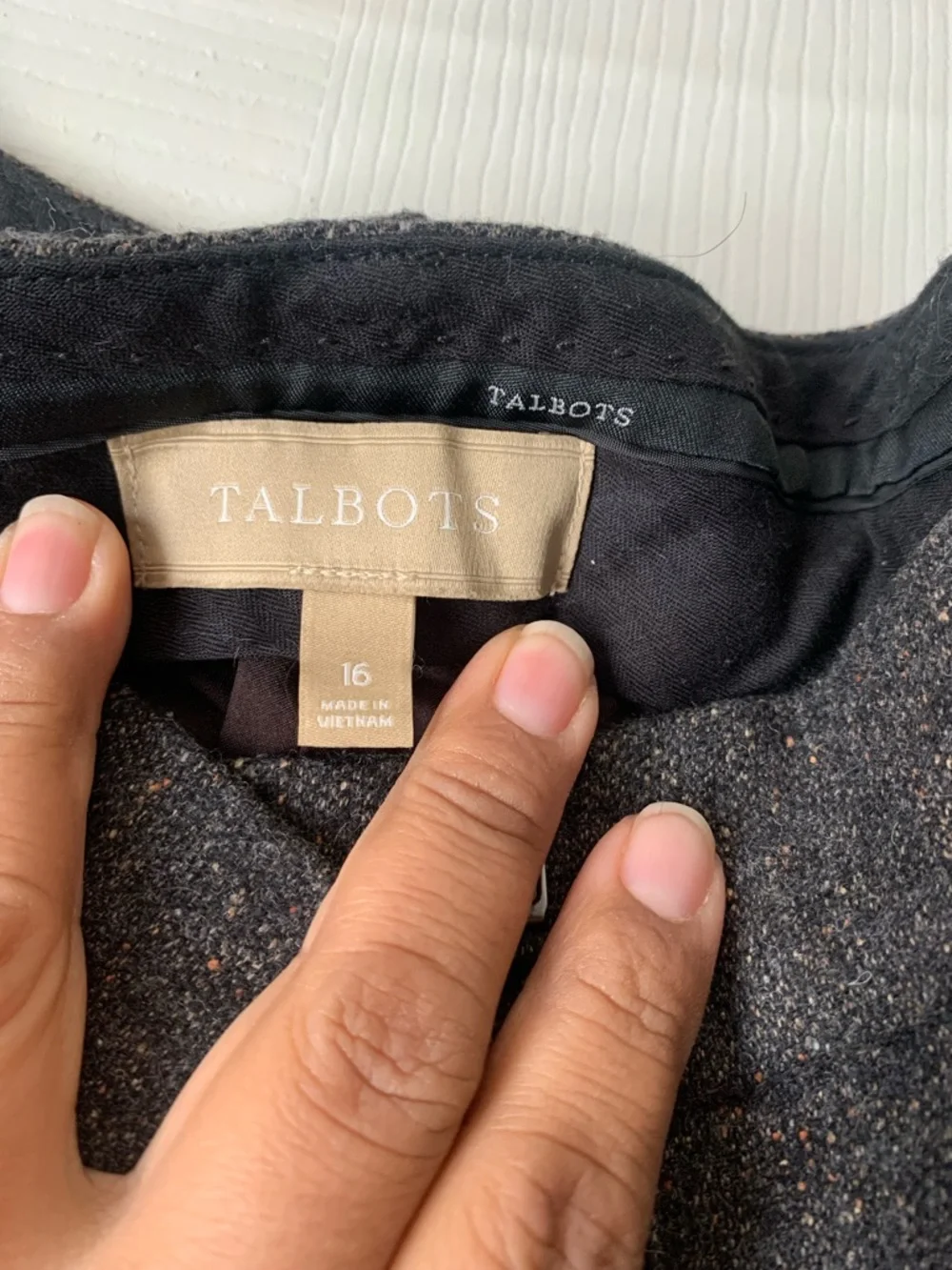 Talbots Charcoal Gray Women's Blazer Jacket - Picture 7 of 8